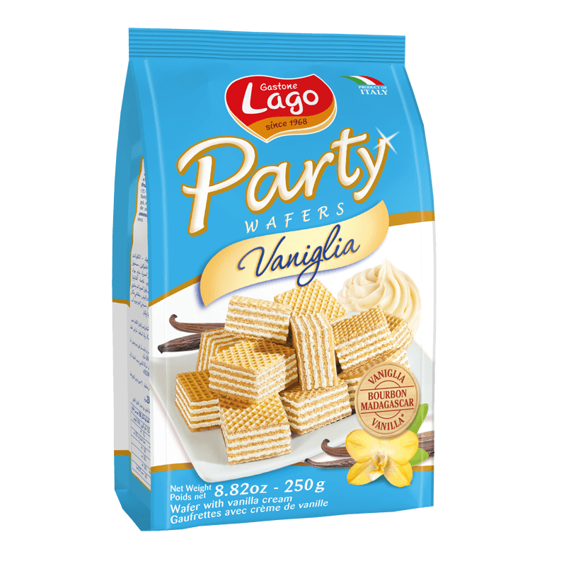 Gastone Lago Vanilla Wafers. 8.8 oz Sweets & Snacks Gastone Lago 