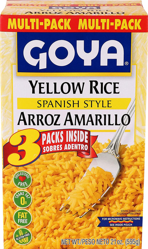 Goya Yellow Rice Multipack, 21 oz Pantry Goya 