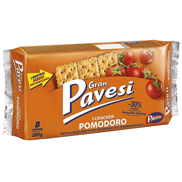 Gran Pavesi Italian Tomato Crackers, 9.8 oz