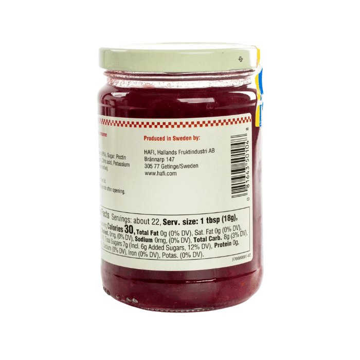 Hafi Lingonberry Jam, 14 oz Pantry Hafi 