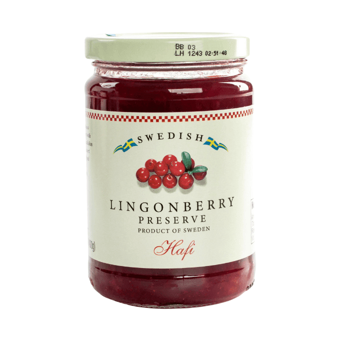 Hafi Lingonberry Jam, 14 oz Pantry Hafi 