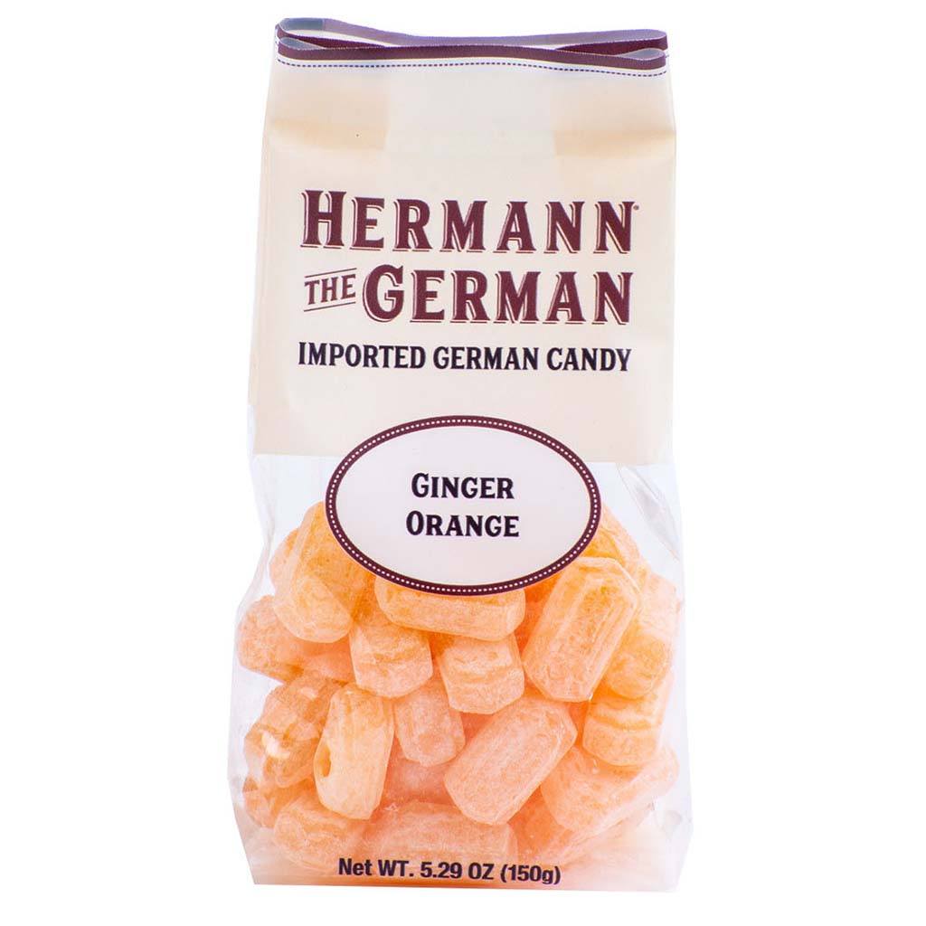 Hermann The German Ginger Orange Hard Candy, 5.29 oz Sweets & Snacks Hermann The German 