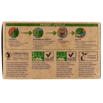 If You Care Basket Coffee Filters, 100 Filters