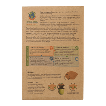 If You Care Multi-Use Pour Over Coffee Filter, 80 Count Home & Kitchen If You Care 