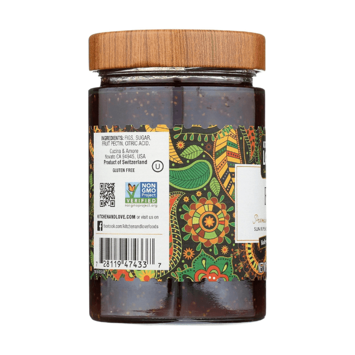 Kitchen & Love Fig Preserve, 12.3 oz Pantry Kitchen & Love 