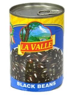 La Valle Black Beans Can, 14 oz