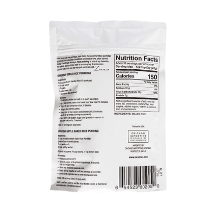 Lars Own Scandinavian Style Porridge Rice, 12 oz Pasta & Dry Goods Lars Own 