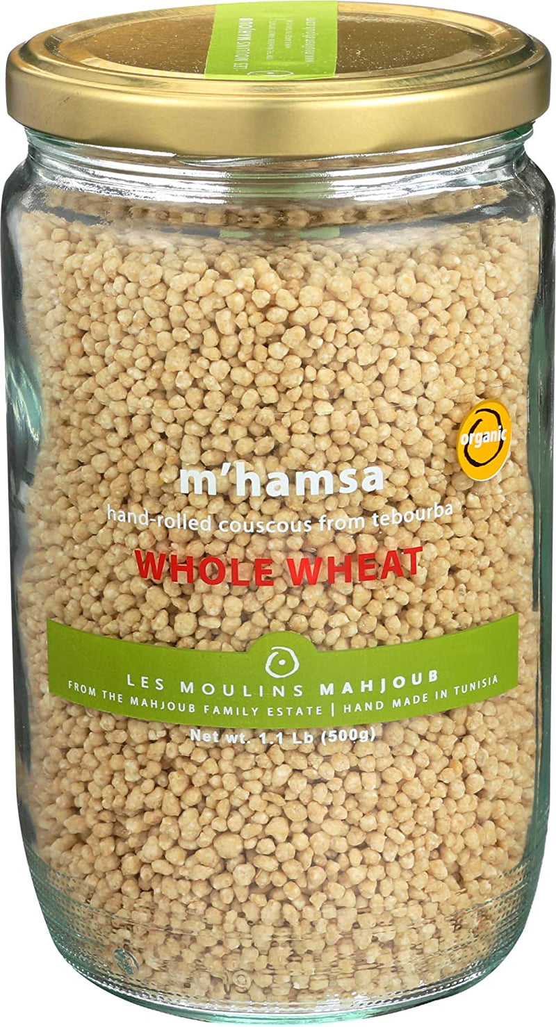 Les Moulins Mahjoub M'Hamsa Whole Wheat Couscous, 17.6 oz Pasta & Dry Goods Les Moulins Mahjoub 