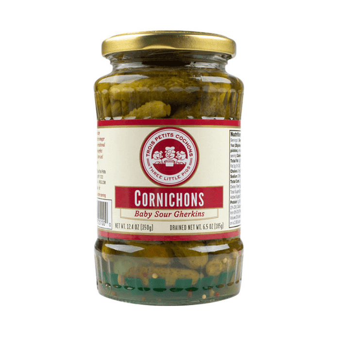 Les Trois Petit Cochon Cornichons, 12.4 oz Fruits & Veggies Les Trois Petits Cochons 