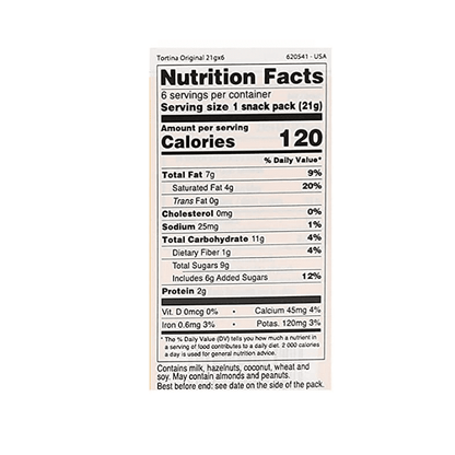 Loacker Original Chocolate Covered Tortina, 4.41 oz Sweets & Snacks Loacker 