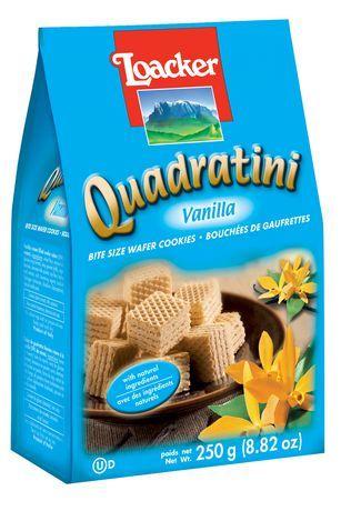 Loacker Quadratini Vanilla Cube Wafers, 8.8 oz