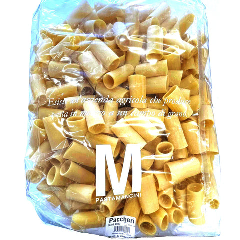 Mancini Paccheri Lisci Pasta Bulk Size, 6.6 lbs. (3 kg) Pasta & Dry Goods Mancini 