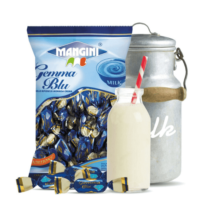 Mangini Gemma Blu Filled with Milk Cream Candy, 5.29 oz Sweets & Snacks Mangini 