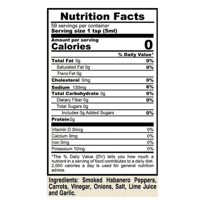 Marie Sharp's Smoked Habanero Pepper Sauce, 5 oz Sauces & Condiments Marie Sharp's 