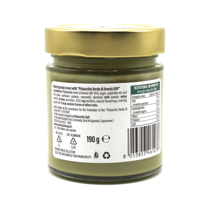 Marullo Bronte Pistachio Cream Spread DOP, 6.7 oz Sweets & Snacks Marullo 