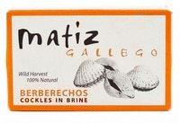 Matiz Berberechos Wild Cockles in Sea Salt Brine, 4 oz