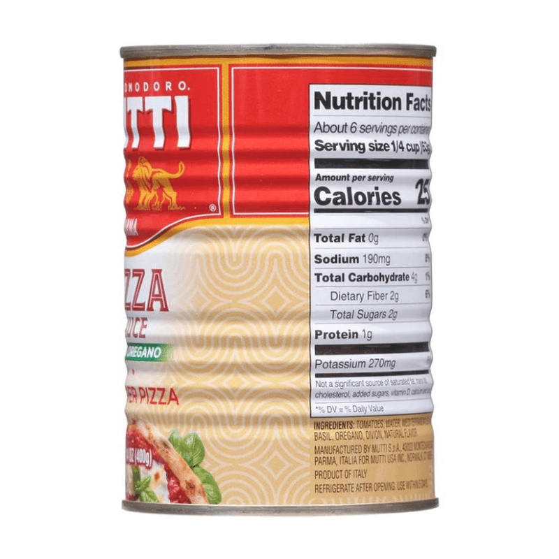 Mutti Basil and Oregano Pizza Sauce, 14 oz Sauces & Condiments Mutti 