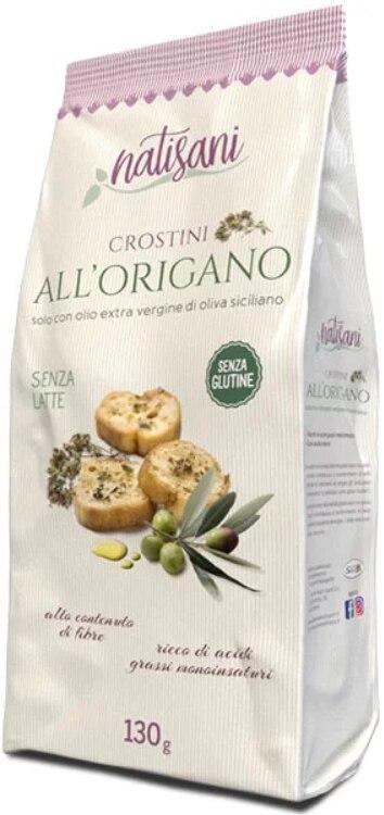 Natisani Gluten Free Toasted Bread with Oregano, 4.6 oz