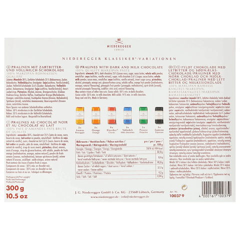 Niederegger Classic Marzipans Variety Gift Box, 10.5 oz Sweets & Snacks Niederegger 
