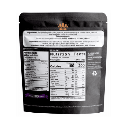 Noble Vegaan Jerky Sweet BBQ, 2.47 oz Sweets & Snacks Noble 