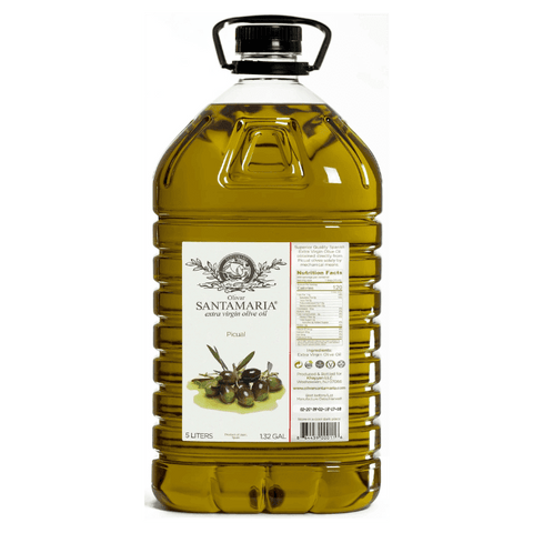 Olivar Santamaria Extra Virgin Olive Oil, 5 Liter Oil & Vinegar Khayyan 