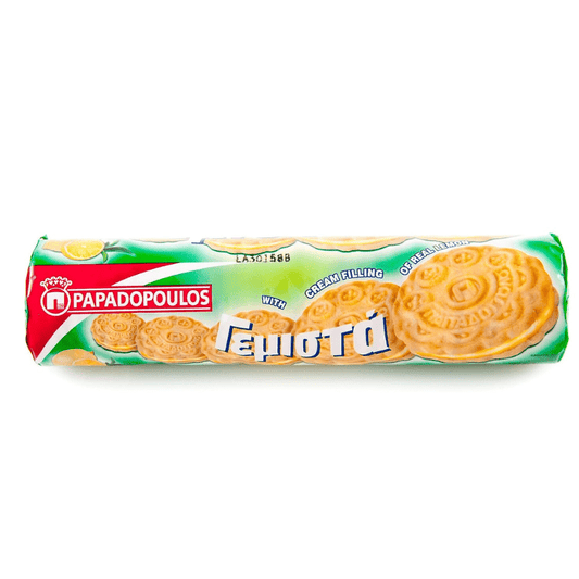 Papadopoulos Lemon Cream Cookies, 200gr Sweets & Snacks Papadopoulos 