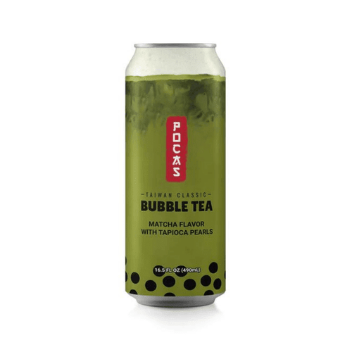 Pocas Matcha Bubble Tea, 16.5 oz Coffee & Beverages Pocas 