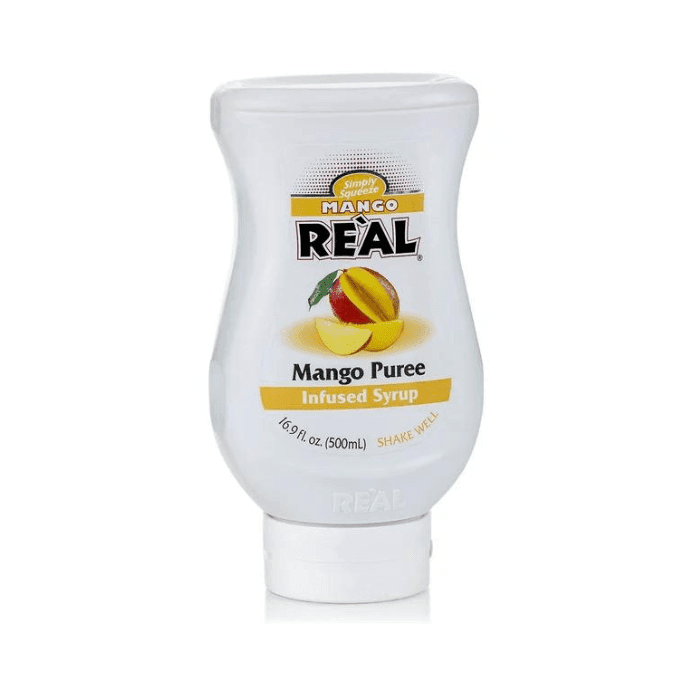 Reàl Mango Puree Infused Syrup, 16.9 oz Coffee & Beverages Real 