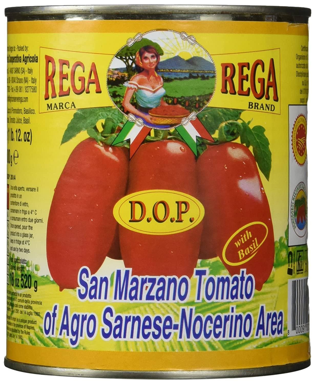 Rega San Marzano Peeled Tomatoes D.O.P., 28 oz Fruits & Veggies Rega 