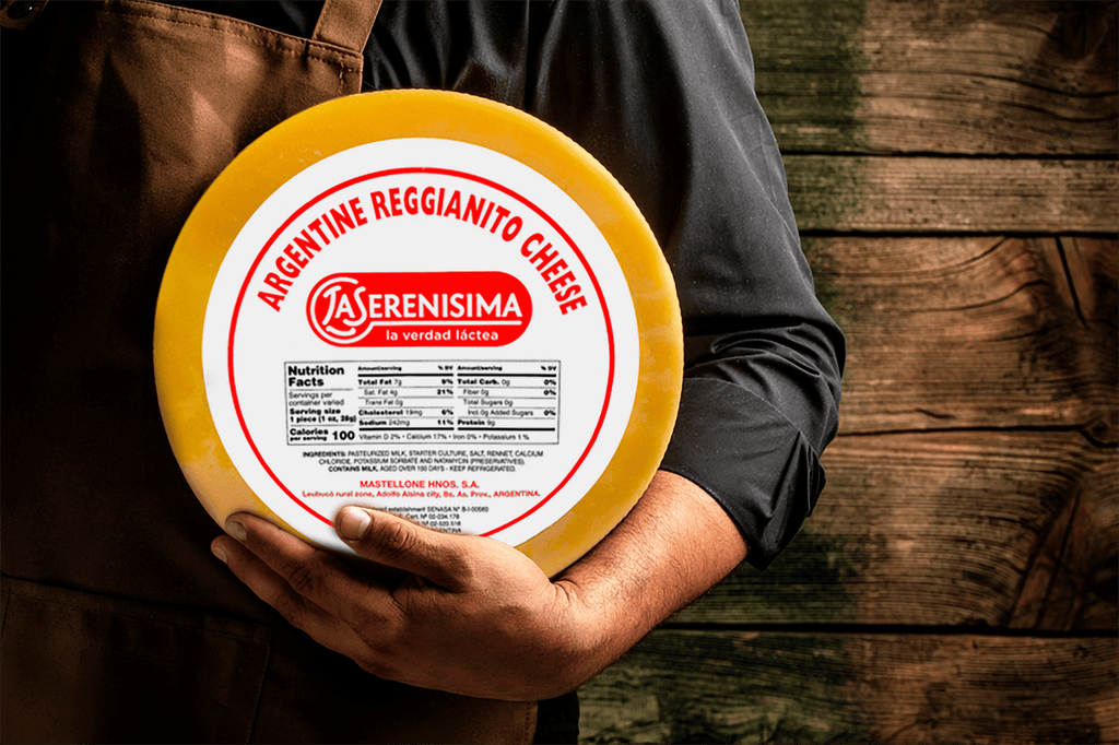 Reggianito Cheese Wheel, 14 lb. Cheese La Serenisima 