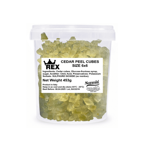 Rex Candied Cedar Peel Cubes, 1 lb Sweets & Snacks Rex 