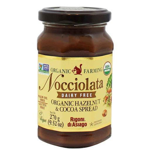 Rigoni di Asiago Dairy Free Organic Hazelnut & Cocoa Spread, 9.52 oz