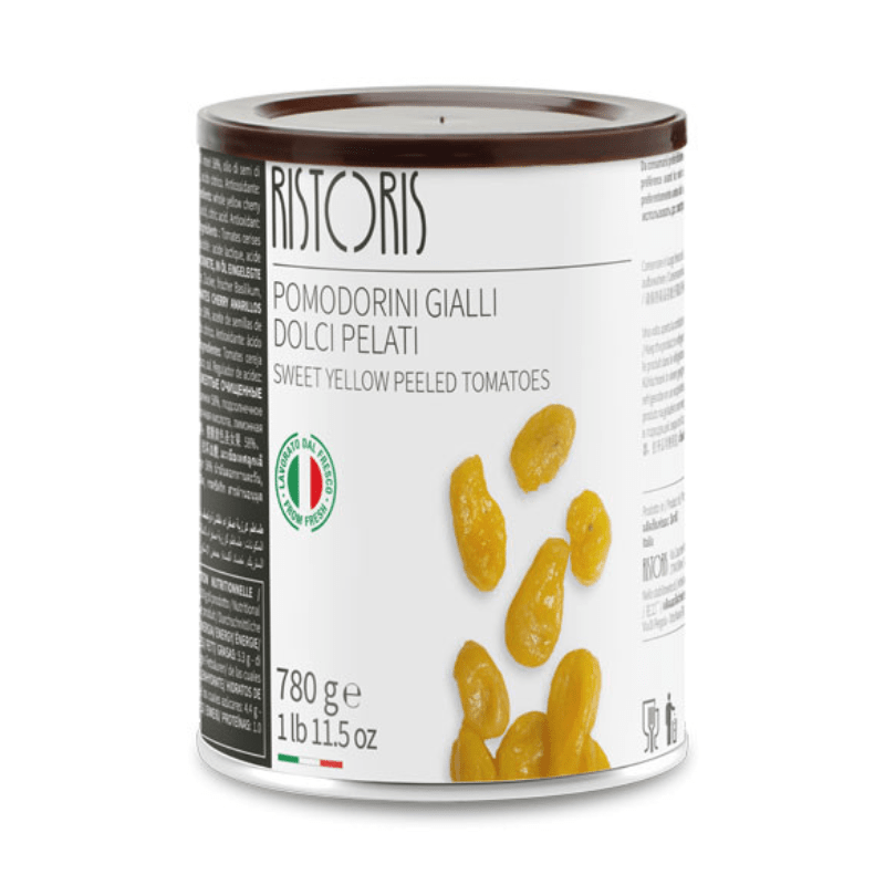 Ristoris Sweet Yellow Peeled Tomatoes, 780g Fruits & Veggies Ristoris 