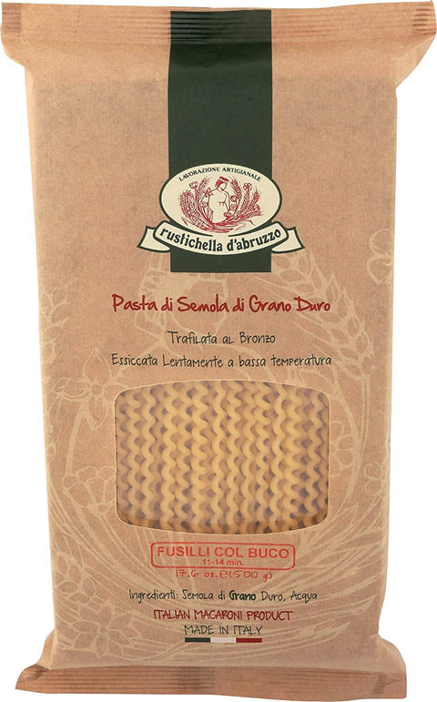 Rustichella D'Abruzzo Fusilli Col Buco, 17.6 oz (500 g) Pasta & Dry Goods Rustichella D’Abruzzo 