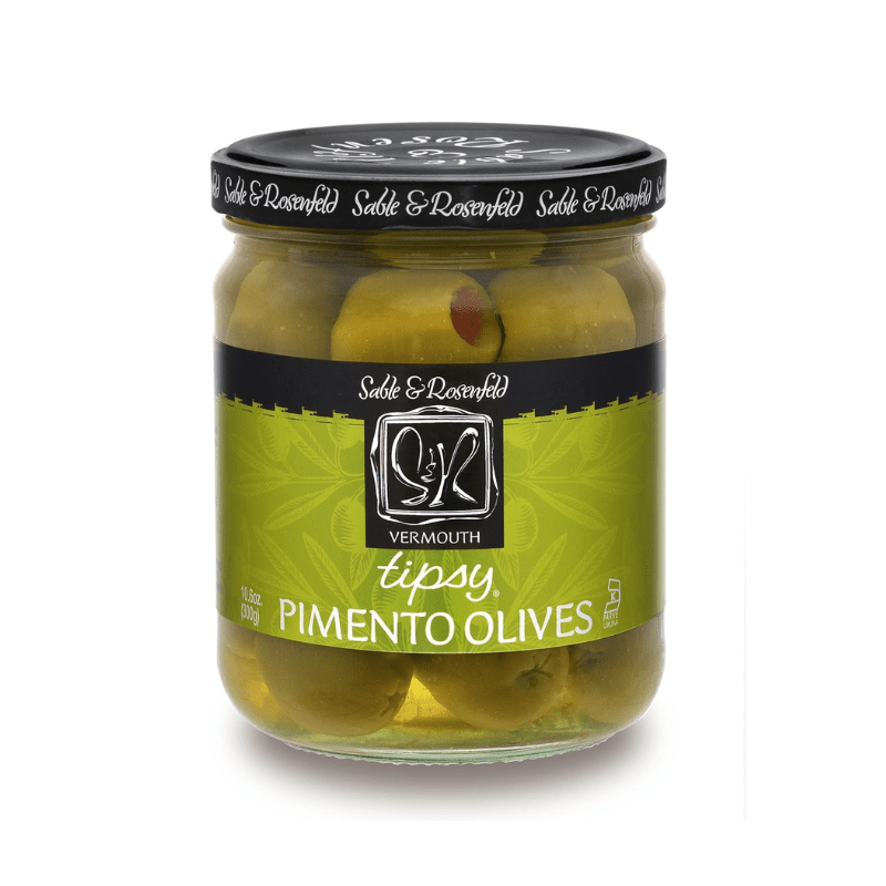 Sable & Rosenfeld Vermouth Tipsy Pimento Olives 10.6 oz Olives & Capers Sable & Rosenfeld 