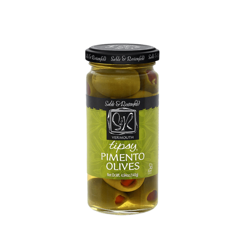 Sable & Rosenfeld Vermouth Tipsy Pimento Olives 4.9 oz Olives & Capers Sable & Rosenfeld 