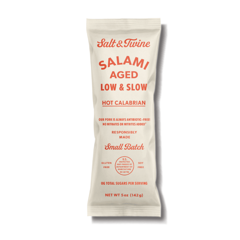 Salt & Twine Hot Calabrian Salami, 5 oz [Refrigerate After Opening] Meats Salt & Twine 