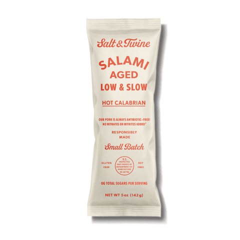 Salt & Twine Hot Calabrian Salami, 5 oz [Refrigerate After Opening] Meats Salt & Twine 