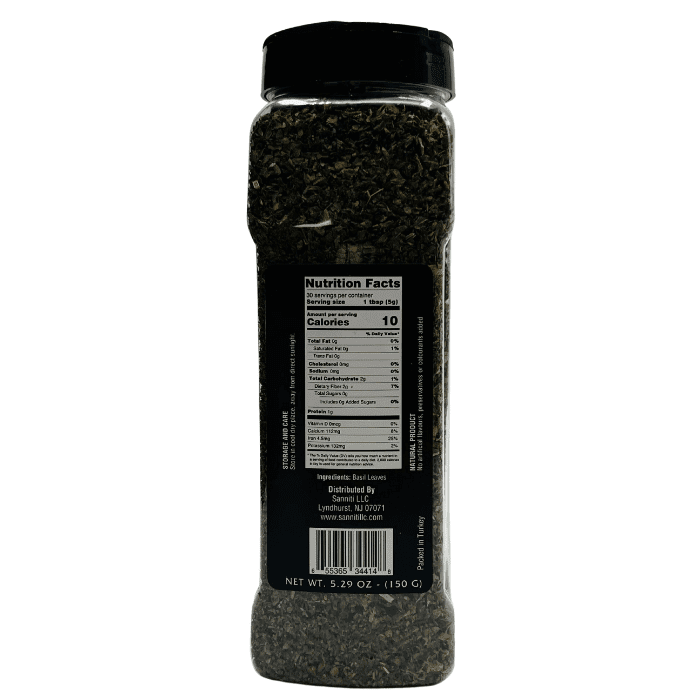 Sanniti Basil Leaves, 5.29 oz Pantry Sanniti 