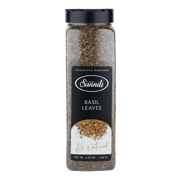 Sanniti Basil Leaves, 5.29 oz Pantry Sanniti 