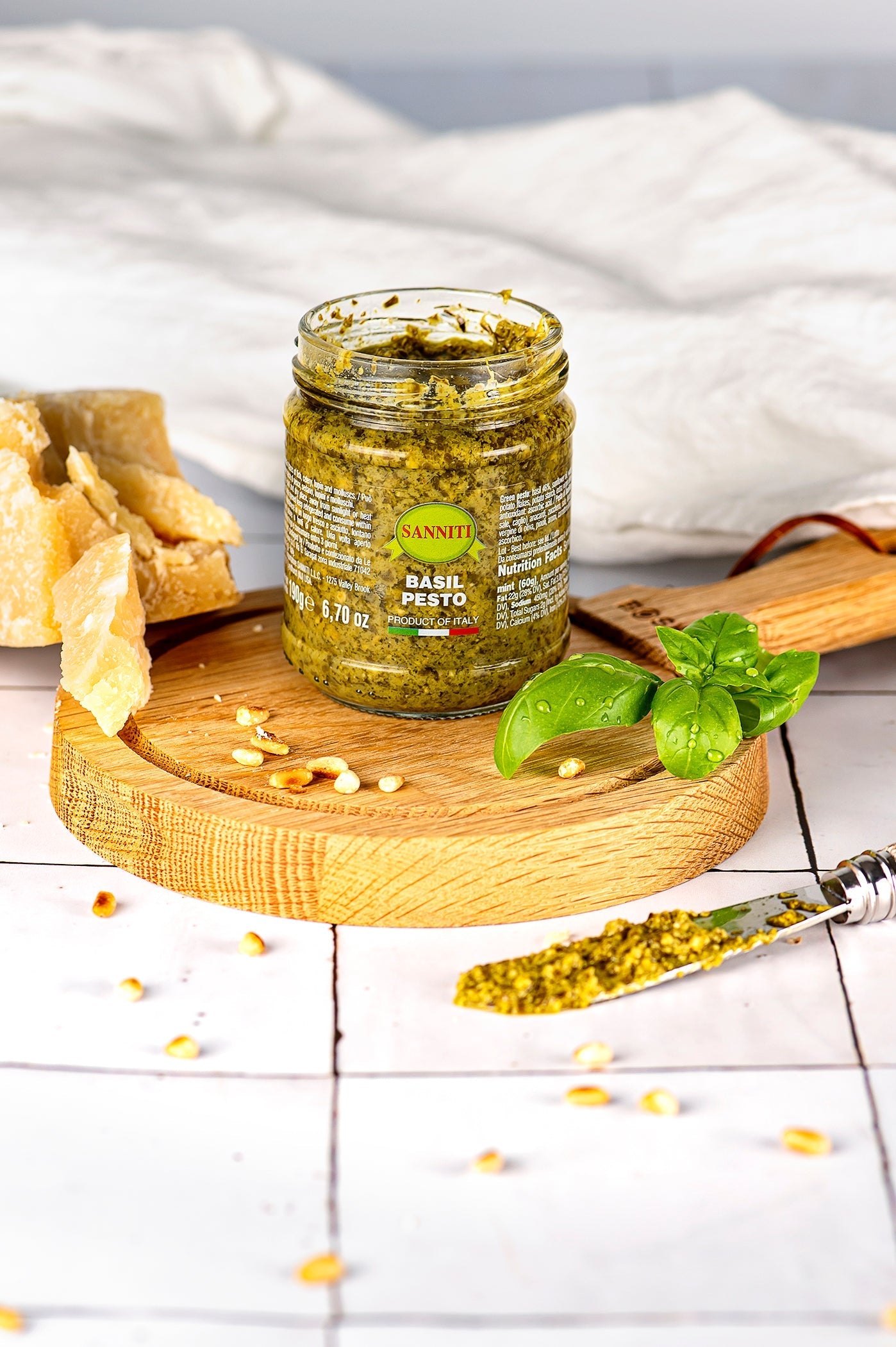 Sanniti Basil Pesto, 6.7 oz Sauces & Condiments Sanniti 