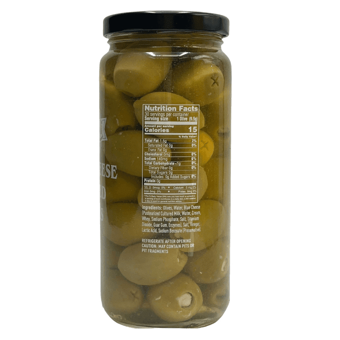 Sanniti Blue Cheese Stuffed Olives, 16 oz Olives & Capers Sanniti 