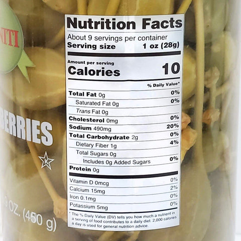 Sanniti Caperberries - 450g