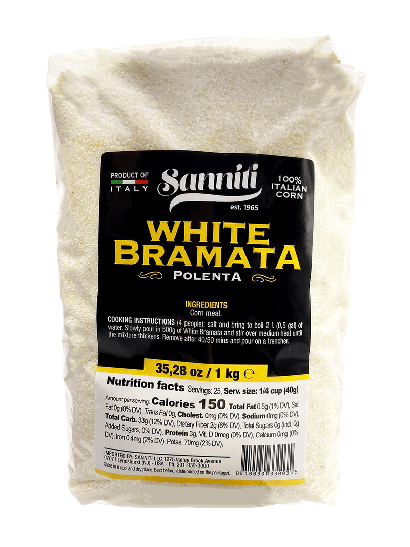 Sanniti Corn Meal White Barmata Polenta, 2.2 Lbs Pasta & Dry Goods Sanniti 