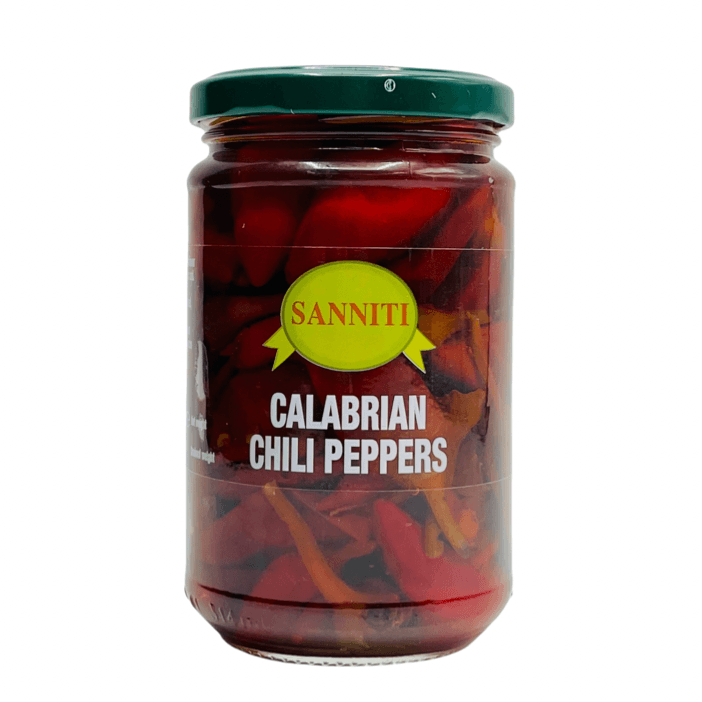 Sanniti Italian Calabrian Hot Long Chili Peppers, 10 oz Fruits & Veggies Sanniti 