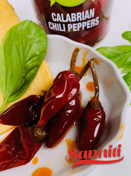 Sanniti Italian Calabrian Hot Long Chili Peppers - 10 oz Fruits & Veggies Sanniti 