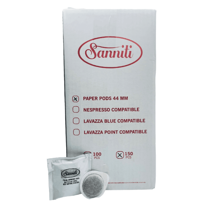 Sanniti Italian Espresso Coffee Pods, 150 Pods Coffee & Beverages Sanniti 