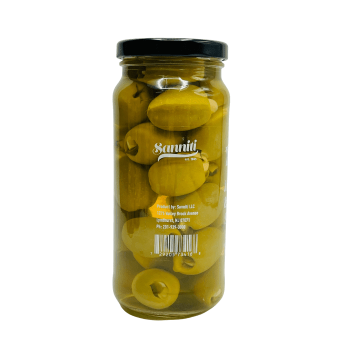 Sanniti Jalapeno & Garlic Stuffed Olives,16 oz Olives & Capers Sanniti 