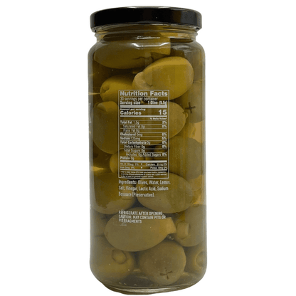 Sanniti Lemon Stuffed Olives, 16 oz Olives & Capers Sanniti 