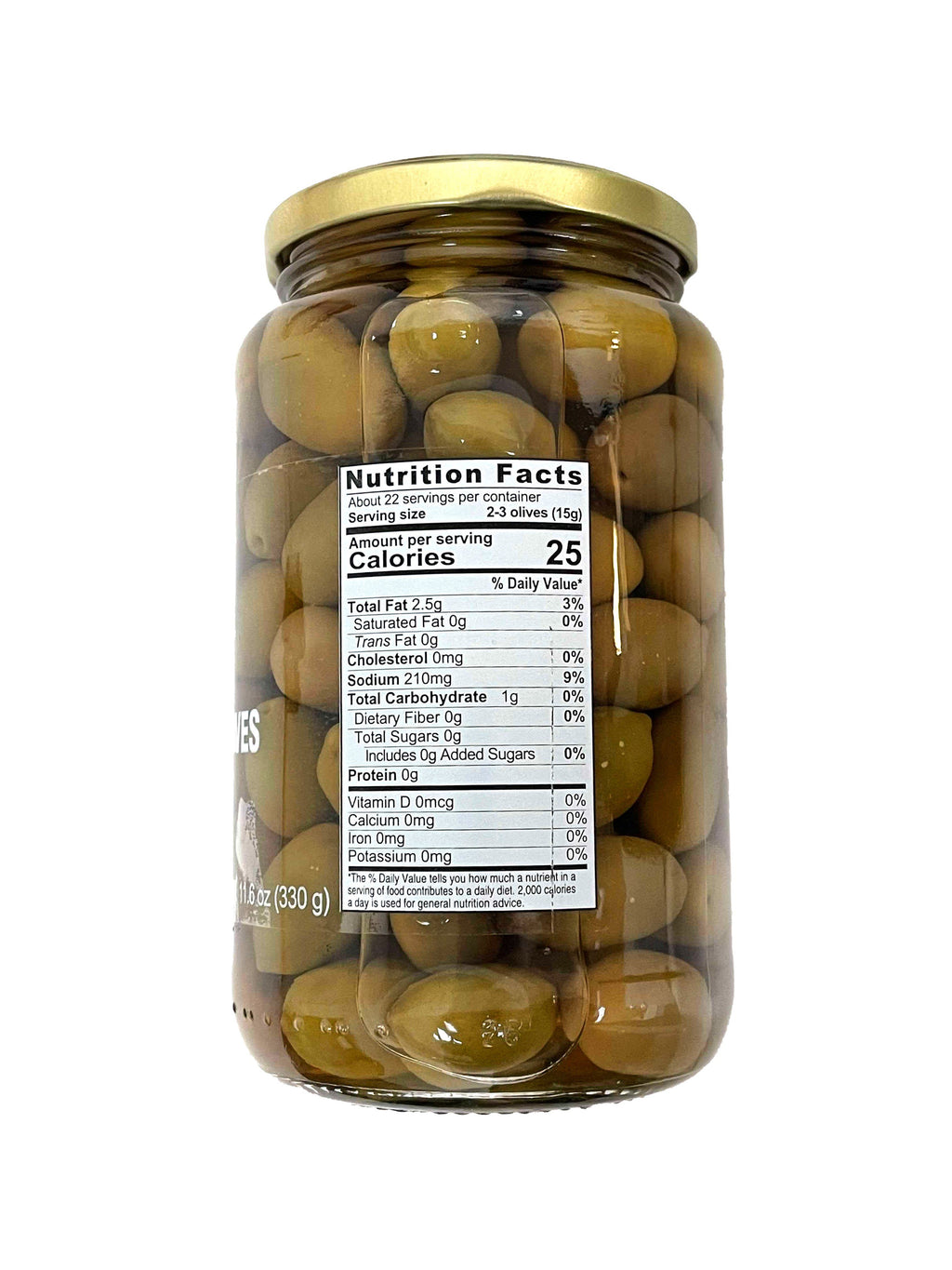 Sanniti Picholine Olives Jar, 550 g Olives & Capers Sanniti 